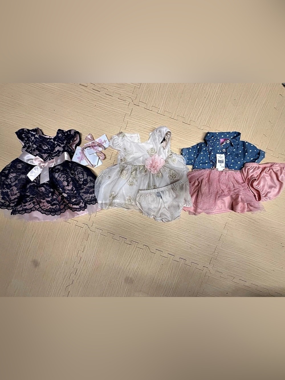 Baby girl dress & bloomer bundle Brand New 6 months